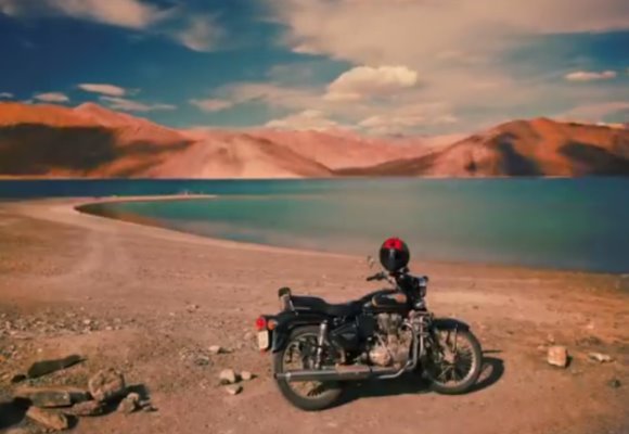  Motorcycle Himalayan tour shot with GoPro